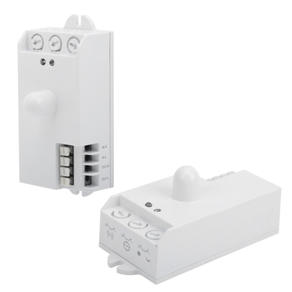 Mikroaaltoanturikytkin Pure White PVC Control Tarvikkeet TDL-1913 5,8 GHz AC85-250V