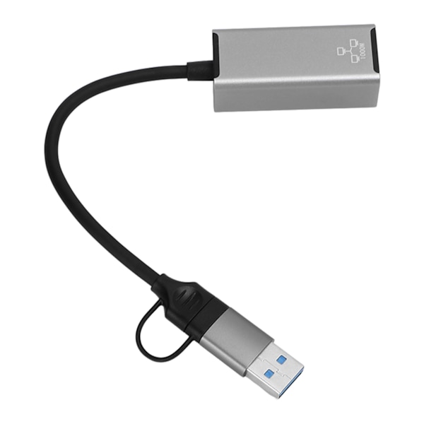 Gigabit Ethernet -sovitin Ammattimainen vakaa USB-verkkoadapteri Windowsiin