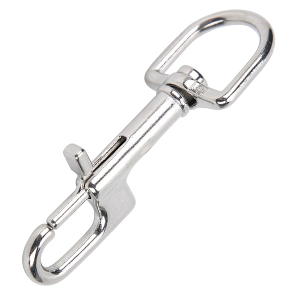 Dykning i rostfritt stål Enkeländade Snap Clips Single Eye Bolt Snap Hooks Spänne 100 mm/3,9 tum