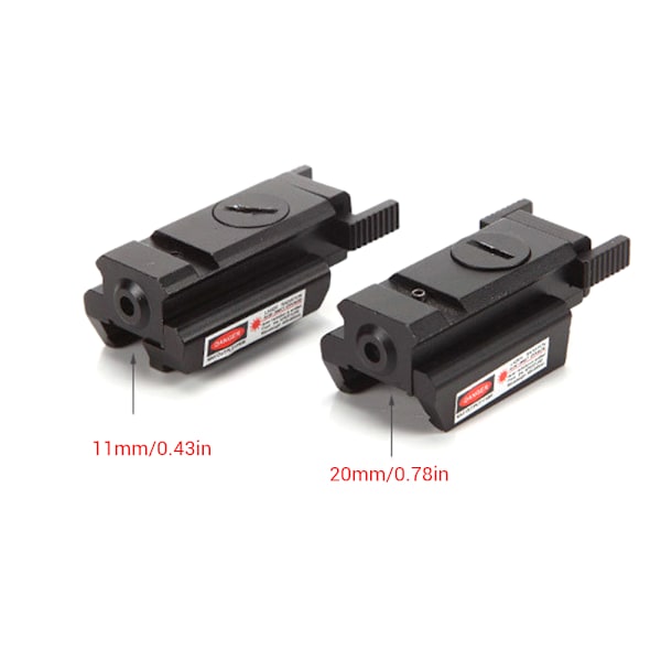 Mini Red Dot Laser Siktesikte För Gevär Hand Luftpistol Laser Sikte Weaver Picatinny Rail