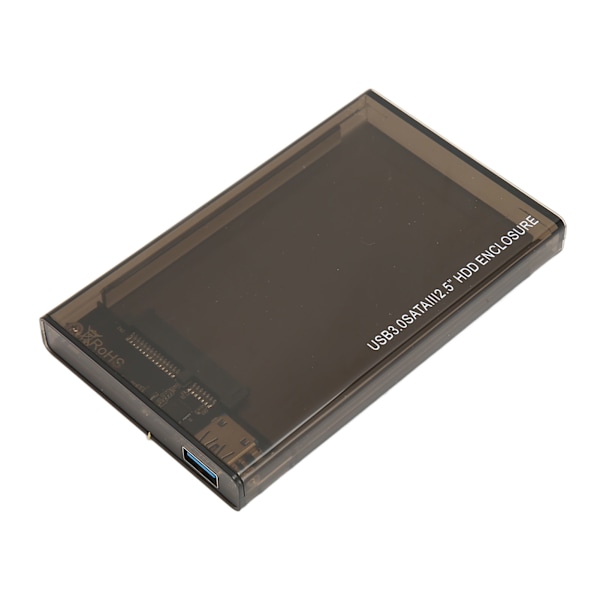 USB3.0 SATA III 2,5-tums hårddiskhölje Stöd UASP Maximalt 6TB SSD-hölje Mobil hårddiskbox för 2,5-tums SSD HDD YC S9