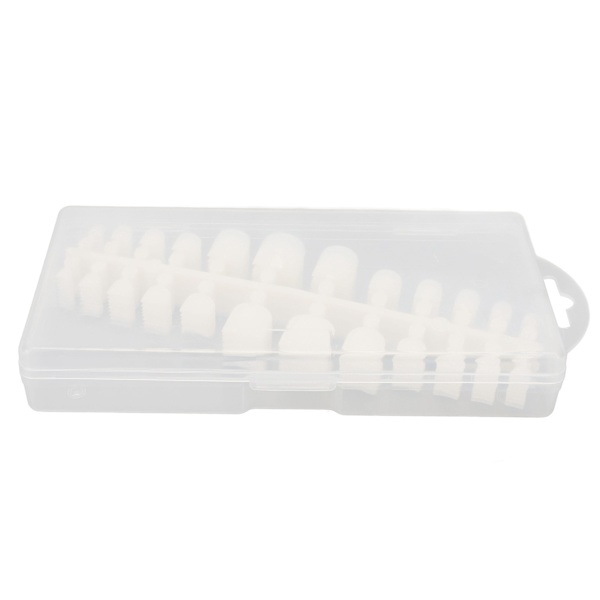 240 st Falska tånaglar Heltäckande Multipurpose Glossy DIY Falska tånaglar Heltäckande för Hem Nagelsalong Naturlig