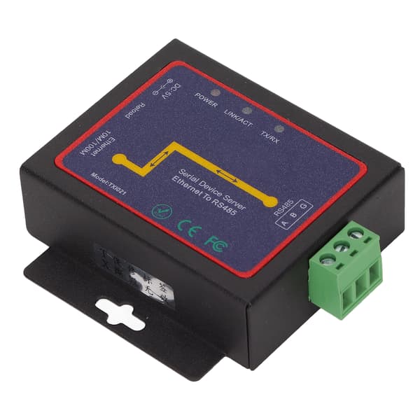 RS485 til RJ45-omformer 300bps til 230400bps Minus10℃ til 55℃ 10/100M Datahastighet Ethernet Seriell Server Kompatibel med Windows-system