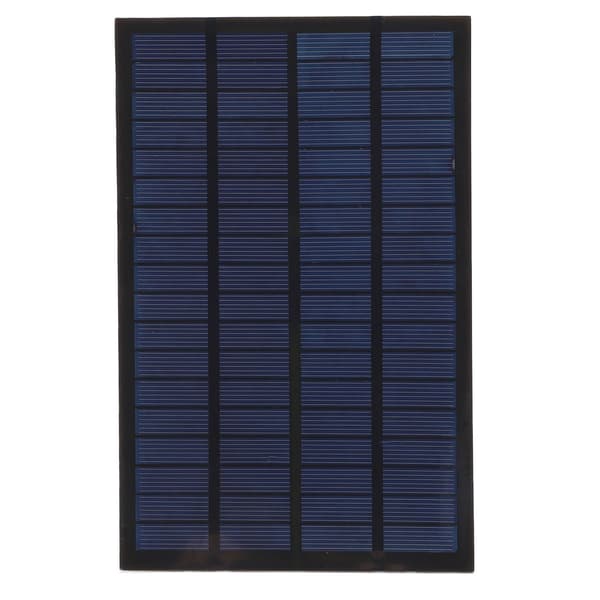 Bärbar 2,5W 18V Polysilicium Solpanel Solladdningskortmodul för Lågströms Elektriska Apparater 194x120mm