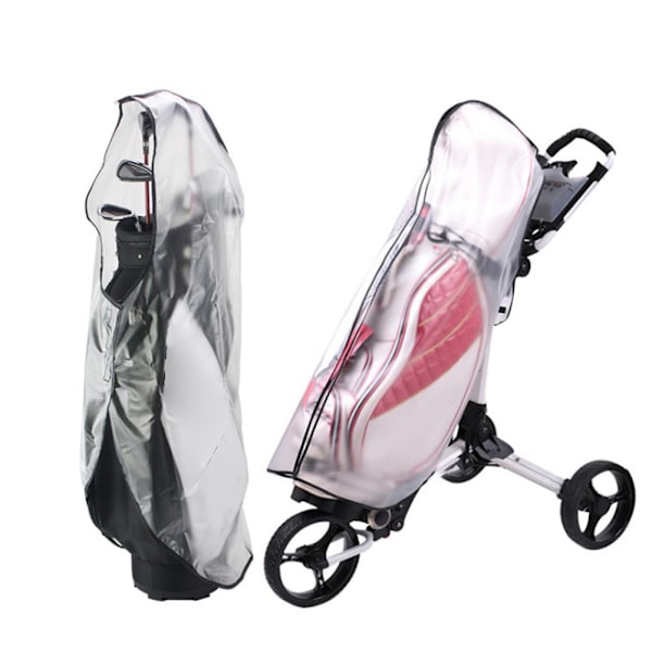 Väska Regnskydd PVC Transparent Vattentätt Regnskydd Vatten Vindtätt Genomskinlig PVC-vagn Resväska Regnskydd Bärbart regnskydd
