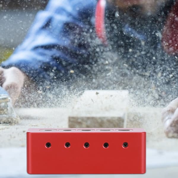 【NX】Rettvinklet boreguide, rundrørshullstanse, DIY-hullfinner, trebearbeidingsverktøy
