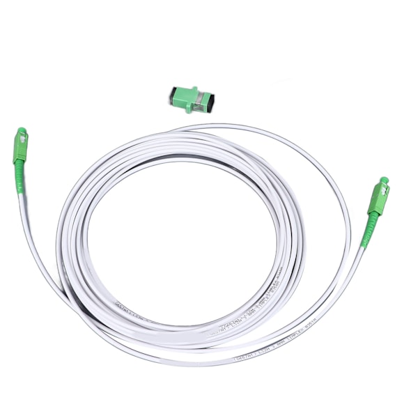 Optisk modemforlengningskabelsett Armored Single Mode SC Patch-kabel med flenskontakt for FTTH FTTB FTTP SC APC 15m / 49.2ft