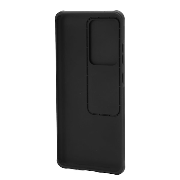 Telefonfodral Kameraskydd PU TPU Skyddsfodral Tillbehör för S20 Ultra Black