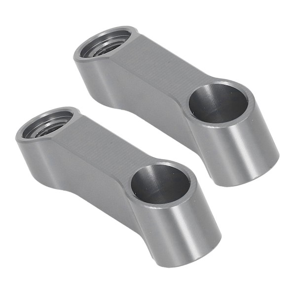 10mm Spejlforhøjere Forlængere Aluminium Legering Spacere Forlængelsesadapter Sæt til F900XR F900R S1000XR S1000R Grå