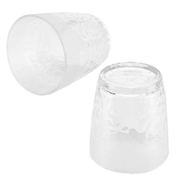 200ml Dricksglas Blomma Tekopp Liten ölmugg Akrylkopp för HemfestTransparent