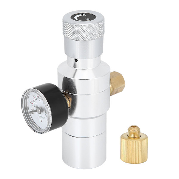 CO2-regulator Mini Hjemmelavet Øl Sodavand Vandfremstillingsværktøj Aluminium MFL 3/8-tommer 0-150PSI