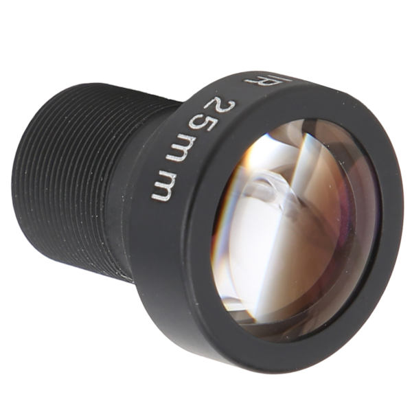Enkelkortsdator IP-kameraobjektiv 5MP 25mm optisk brännvidd M12xP0.5 Interface F1.7 Ljusflöde