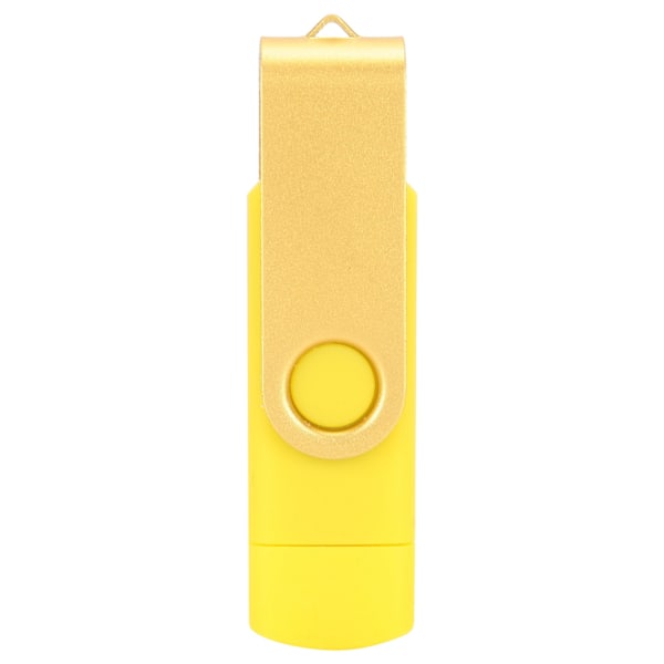 USB Flash Drive OTG U Disk Minnebrikke Penn Micro USB Datalagring Gul CW100408GB