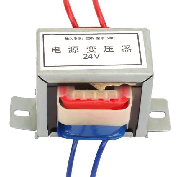 220V-24V 12W 50Hz lågfrekvent isolering Single Power Transformator EI Typ Kärna