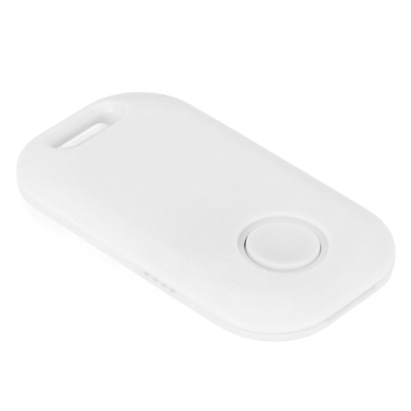 Bluetooth-nøkkelknippe for å hindre tapte barn, kjæledyrveske, sporing, smart nøkkellokalisator for Android for IOS, hvit