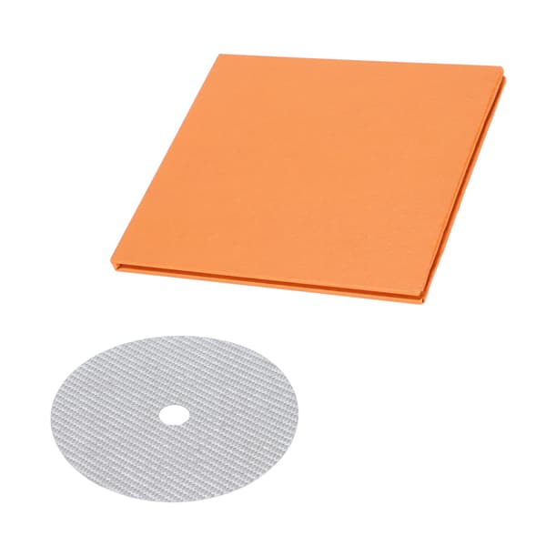 CD DVD Stabilisator Kulfiber 0,2 mm Tuning Måtte Disk Stabilisator til Topbakke Afspiller Hvid