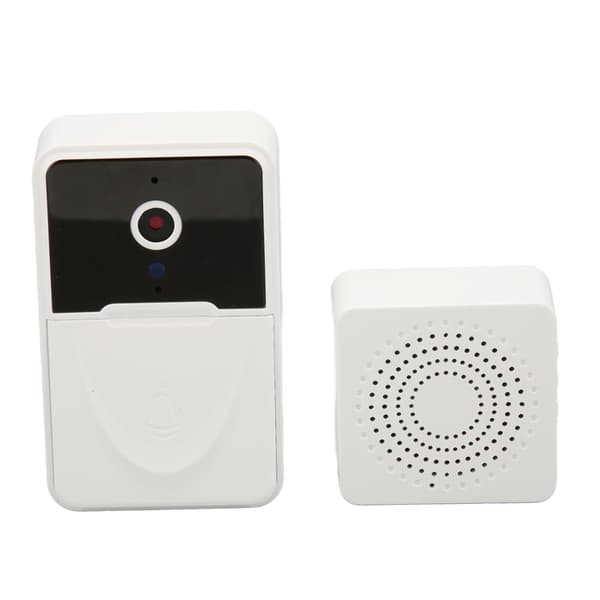 WiFi videodörrklocka Tvåvägs röströrelsedetektering Night Vision fjärrkontroll Röstintercom dörrklocka Kompatibel med hemmet
