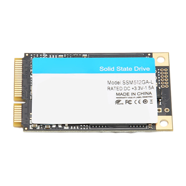 MSATA SSD 500MB/S Leshastighet 450MB/S Skrivehastighet Høyhastighets 3D TLC NAND SATA 3.0 SSD M.2 SSD for stasjonære datamaskiner Nettbrett 512GB