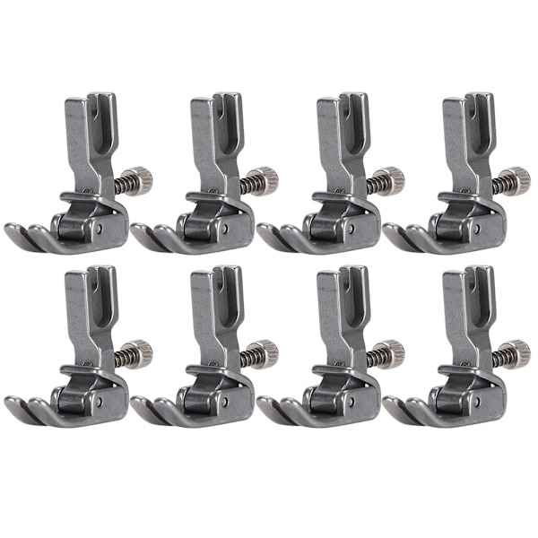 8 stk Universal Trykkfot Rynking Trykkføtter Sett Symaskindeler for plissering