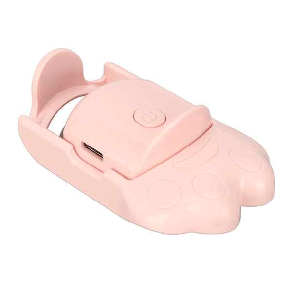 Opvarmet øjenvippebukker Eye Arc Cat Claw Form Opladbar Bærbar Elektrisk Lash Curler Rosa