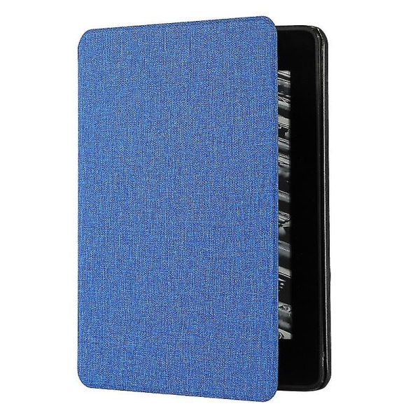 Skyddsfodral Pu Cover Auto Wake / Sleep för Kindle Navy Blue