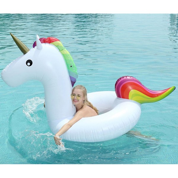 Uppblåsbar Cartoon Pool Float Simring PVC Pool Uppblåsbara Poolleksaker