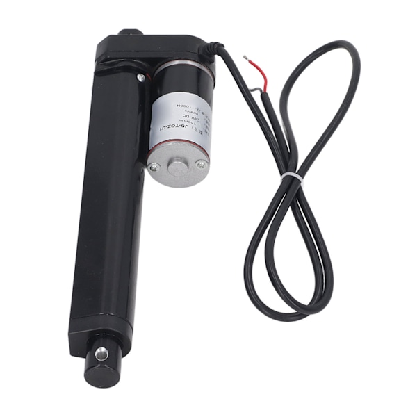 Elektriskt linjärt ställdon Aluminiumlegering 1000N 150mm Stroke Motion Actuator för bäddsoffa Svart 24VDC Utan Controller