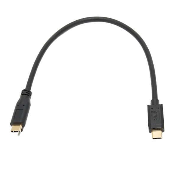 USB 3.1-kabel C til C hann til hunn med låsemutterCa 11,8 tommer lang USB C til USB C-kabel for telefon Laptop laderUSB C hann til USB C hunn