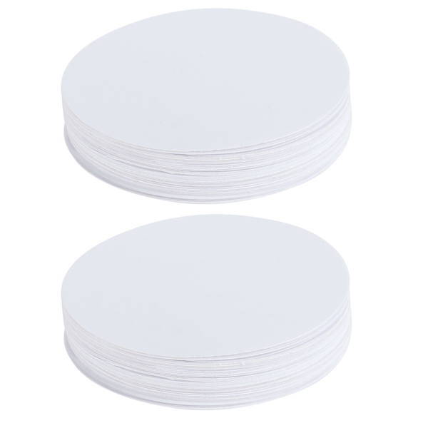 100 stk Blanke Badge Papir Fotoskriver Tilbehør DIY Maleri Håndlavet Håndværk (58mm)