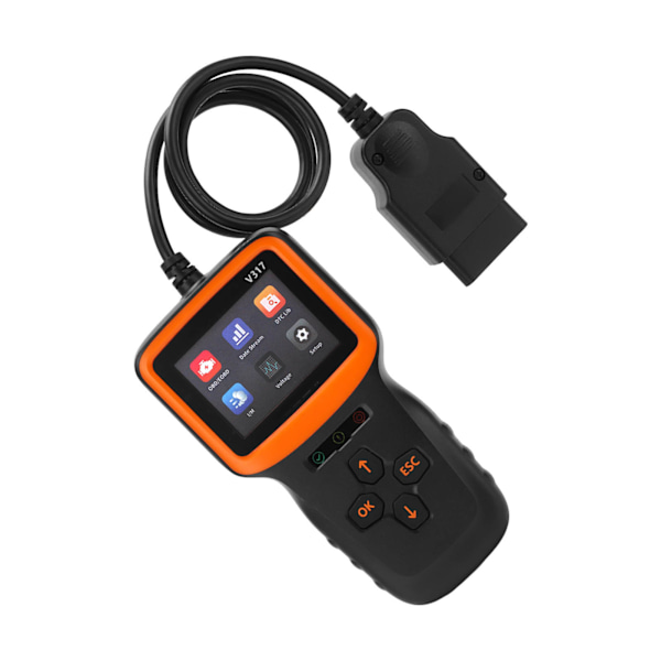 V317 V1.5 OBD2-skanner DC9‑16V ABS Skjerm Feilkodeleser Analyseverktøy for Kjøretøy