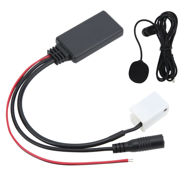 Bilradio lydindgangskabel Bluetooth 5.0 Media Aux Adapter Med Mikrofonudskiftning til A2 A3 A4 TT 2006