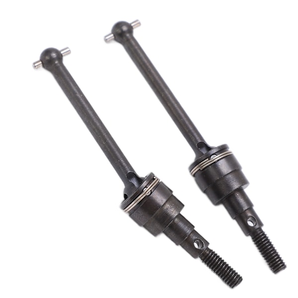 2 stk Drivaksel Stål Transmisjonsdeler RC Bil Reservedeler for TAMIYA CC01 Svart