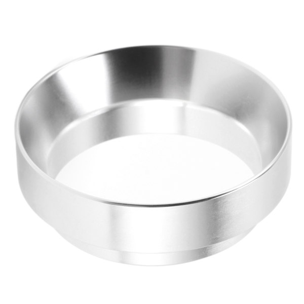 53 mm kahvin annostelusuppi Alumiiniseos Magneettinen kahvijauheen annostelurengas Anti-lentävä jauheen vastaanottorengas Hopea