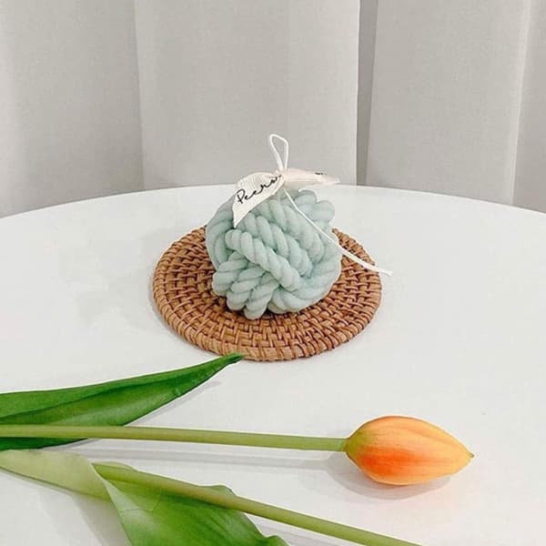 3D silikone lysform Kompatibel med DIY-lys Voks Sæbe Chokolade Håndværk Ornamenter Duftlys