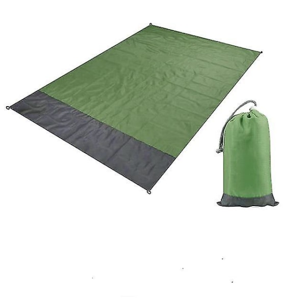 Bärbara utomhusvikbara strandmattor Vattentät picknickmatta Camping picknickfiltar Orange 140x200cm