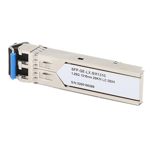 1.25G SFP Transceiver 1310nm Dubbel Fiber Singlemode 20KM Överföringsavstånd Stöd DDM för Internetkort Router