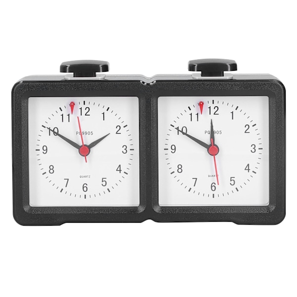 Multifunktionsschack analog klocka Count Up Count Down Timer Mute för brädspelstävling