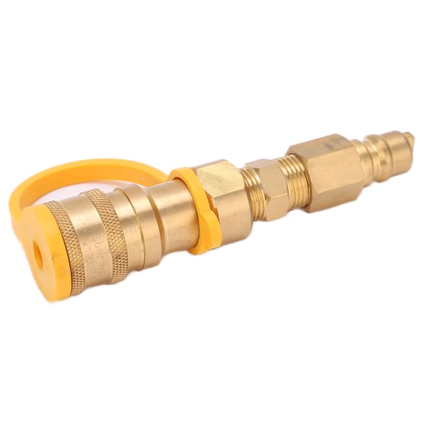 【NX】Propantankadapter 3/8in Kompakt Holdbart Propan Hurtigforbindelsestilbehør til Hjemmebrug