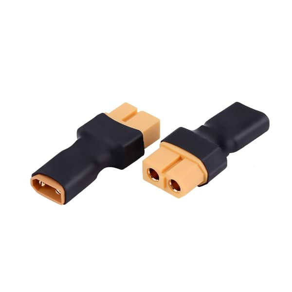 【NX】5 stk/sæt RC Drone Connector Adapter Batterikonverteringsstik (XT30 han til XT60 hun)