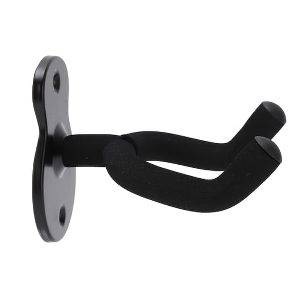 Gitarr Väggfäste Hängare Krokhållare Stativ Metall Universal Kompatibel med Ukulele Violin Studio RoomMatte Svart