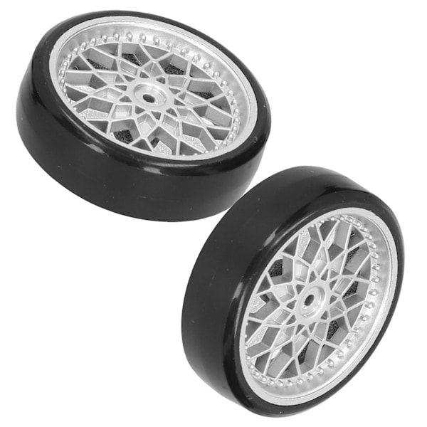 RC däck hjulaxel uppgradering utbyte tillbehörsdelar Passar för WPL D12 RC bilmodell Silver