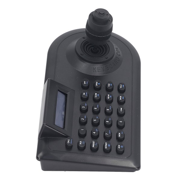 LCD Analog PTZ-kameratangentbord med 4D-joystick PTZ Speed ​​Dome-kamerakontroll för Linux EU-kontakt 100‑240V