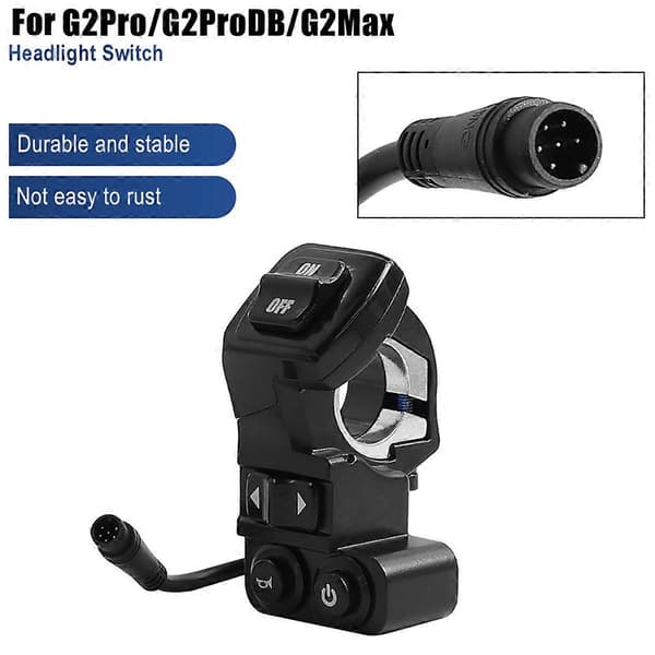 4-i-1-frontlysbryter kompatibel med Kukirin G2 Pro/G2 Pro DB/G2 Max