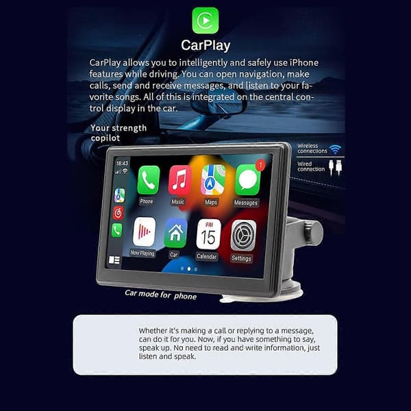 Langaton Carplay Android Auto -soitin