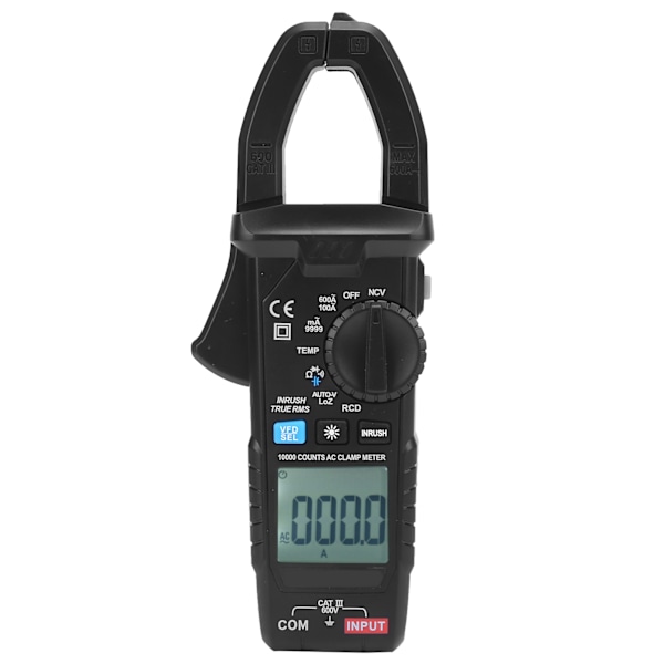 CM83C 600A/600V LCD Digital Tangmeter Spændingsstrøm True RMS Tester Meter Multimeter til elektrikertilbehør