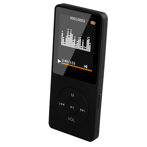 MP4-spelare Multifunktion Snyggt kompakt stereoljud Bluetooth-musikspelare för löpning Gå Studerande Möte