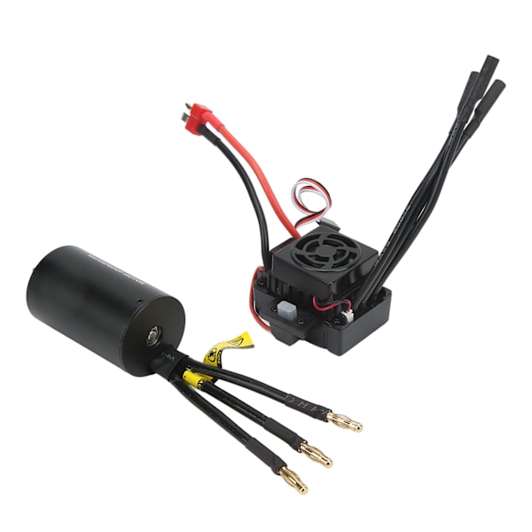 RC Brushless Motor 3660 3300KV Høy Dreiemoment Vanntett God Varmeavledning Brushless Motor for 1/10 RC Bil