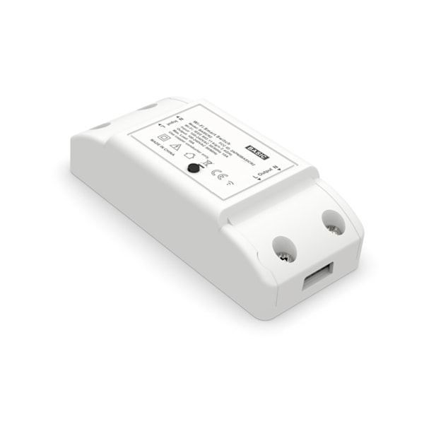 1st WiFi Smart Switch Röst App Fjärrkontroll 2200W Belastning Power Space Saving Smart Relay Switch för hushållsapparater