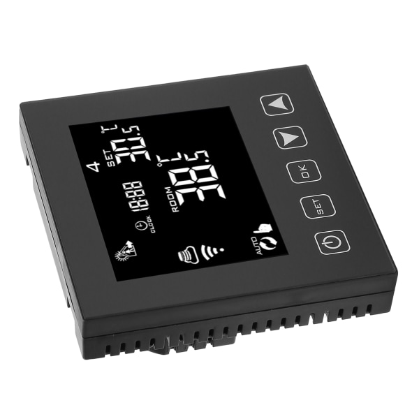 16A Smart Temperaturstyring WiFi Fjernbetjening Gulvvarme Termostat til Hjem AC90‑240V