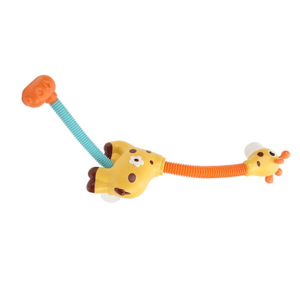 Elektriskt babybadduschhuvud Giraffduschbadkarleksak Vattensprayleksak Babyvattenspel